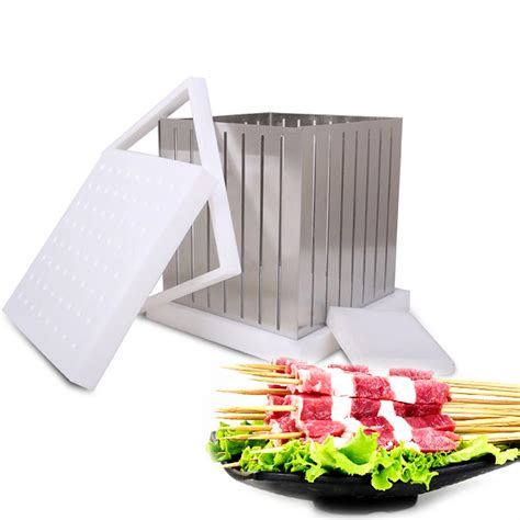 kebab maker box with stainless steel skewers|best rated stainless steel skewers.